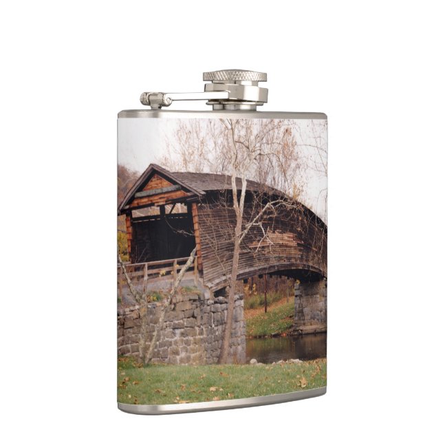 Covered Bridge Hip Flask (Right)