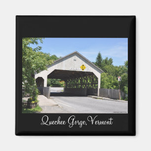 Covered bridge in Quechee Gorge,Vermont - Magnet