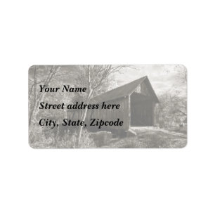 Covered Bridge Label