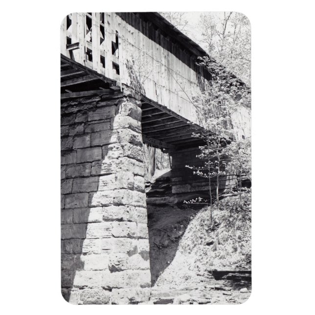 Covered Bridge Magnet (Vertical)