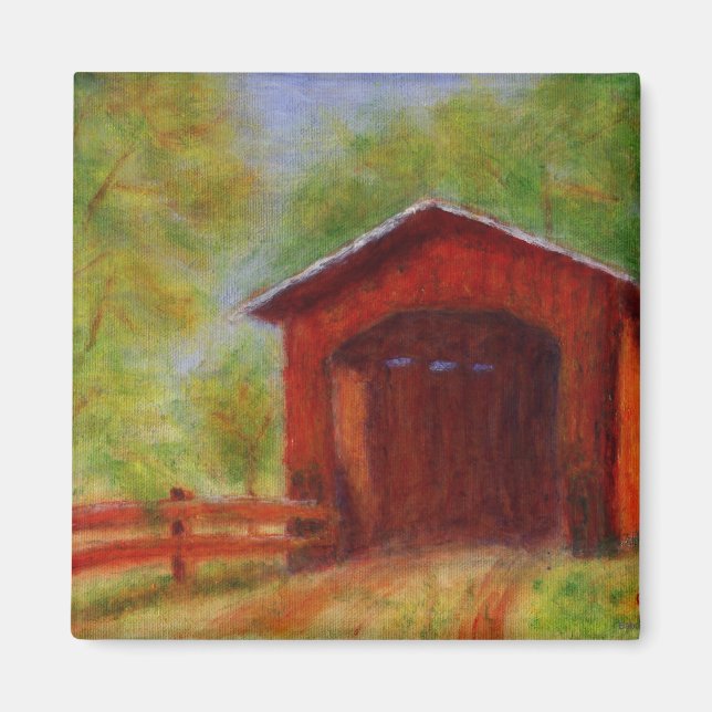 Covered Bridge, Magnet (Front)