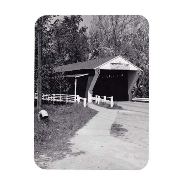 Covered Bridge Magnet (Vertical)