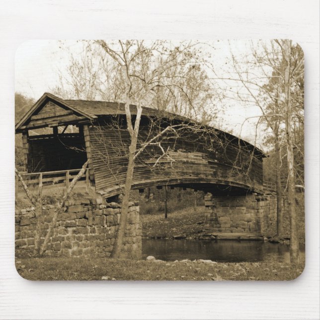 Covered Bridge Mouse Pad (Front)