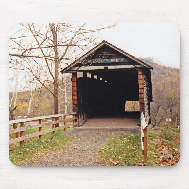 Covered Bridge Mouse Pad (Front)