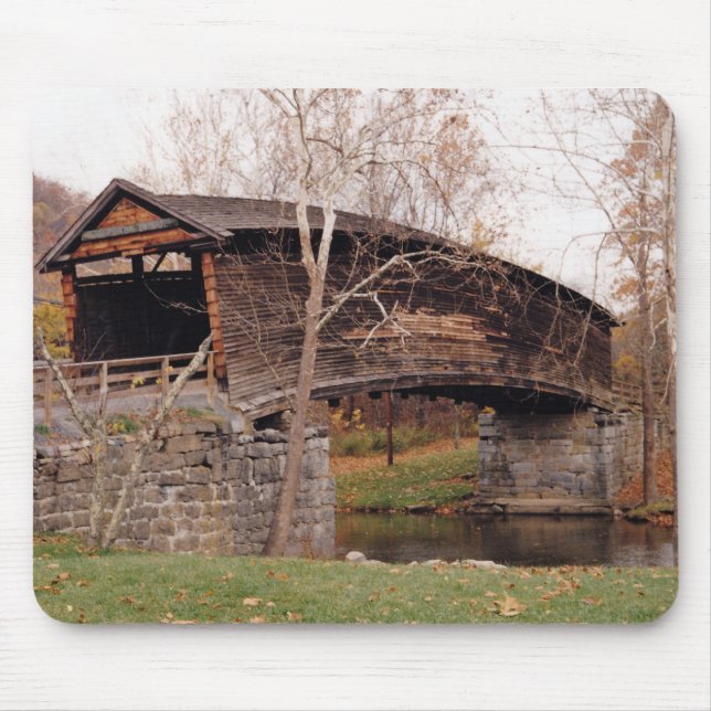 Covered Bridge Mouse Pad (Front)