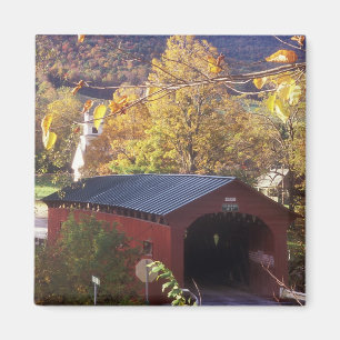 Covered Bridge on Common West Arlington Vermont Magnet