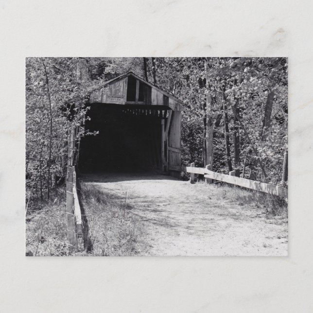 Covered Bridge Postcard (Front)