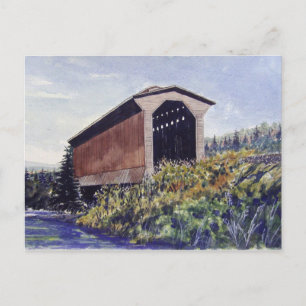 Covered Bridge-postcard Postcard