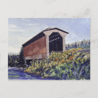 Covered Bridge-postcard Postcard