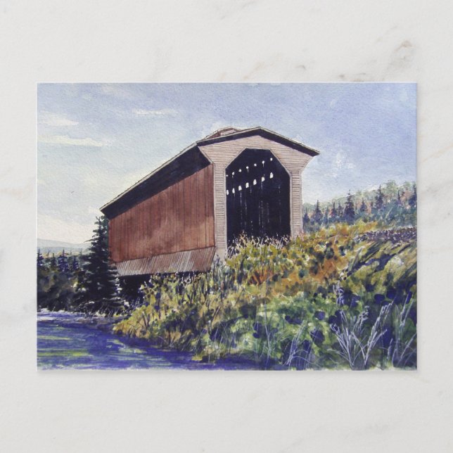Covered Bridge-postcard Postcard (Front)