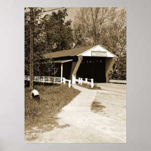 Covered Bridge Poster