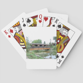 Covered Bridge Summer Playing Cards
