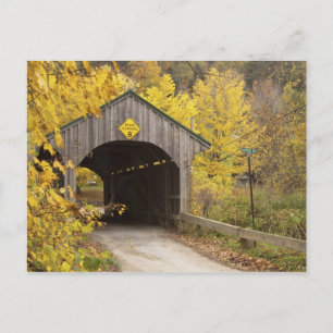 Covered bridge, Vermont, USA 2 Postcard