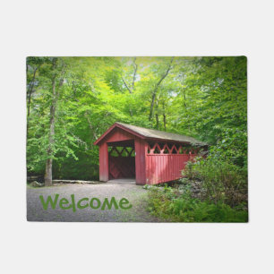 Covered Bridge Welcome Mat