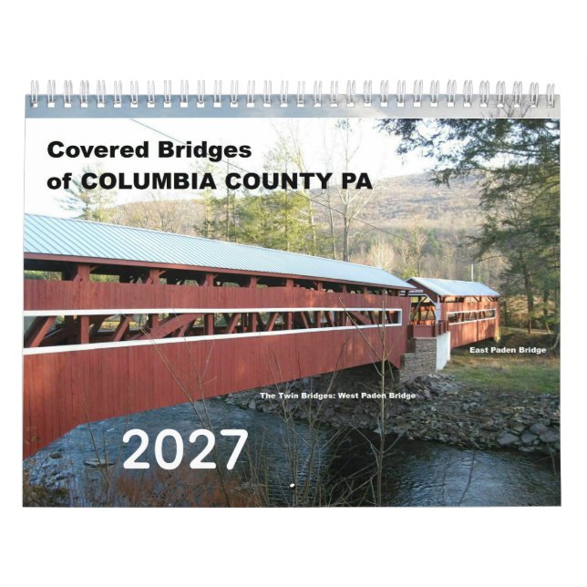 Covered bridges  calendar (Cover)