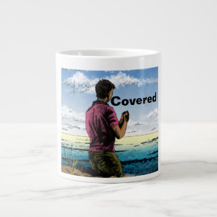 Covered Large Coffee Mug
