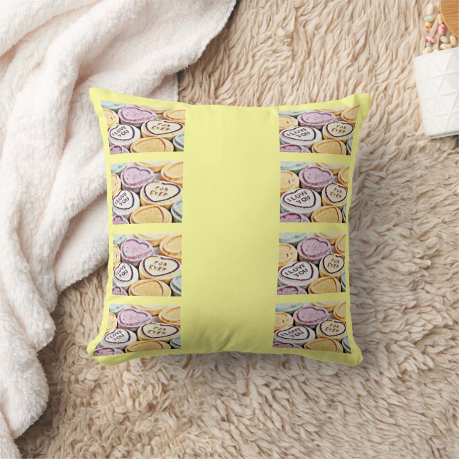 Coversation Hearts Cushion (Blanket)