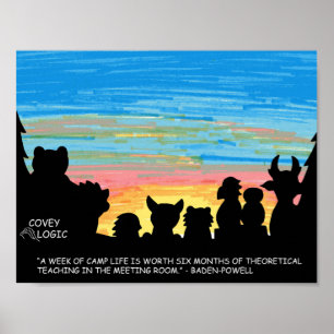 Covey Logic "Camp Life" Poster