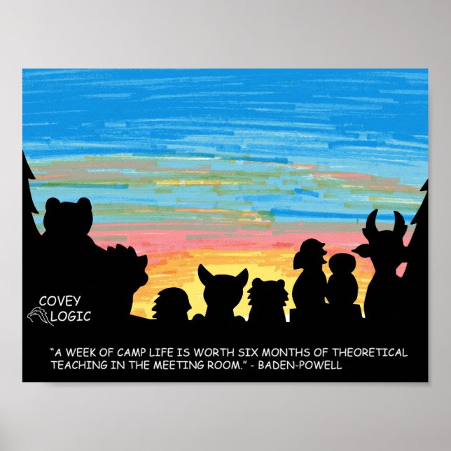 Covey Logic "Camp Life" Poster (Front)