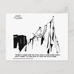 Covey Logic Long Climb Postcard
