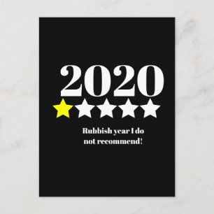 covid19 2020 bad year review memory christmas postcard