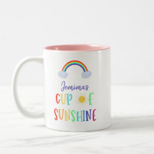 covid19 2020 over the rainbow for you! Two-Tone coffee mug