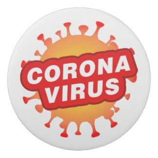Covid19 Eraser CoronaVirus Structure Text Round