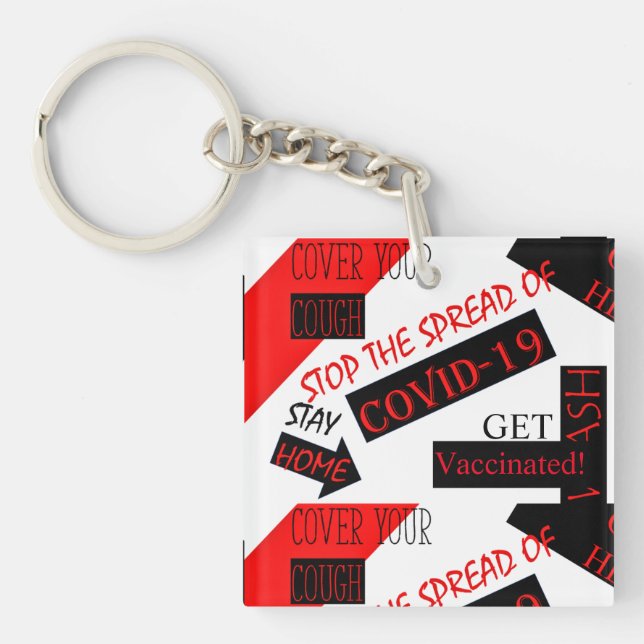COVID19  KEY RING (Front)