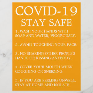 Covid-19 Advice Flyer