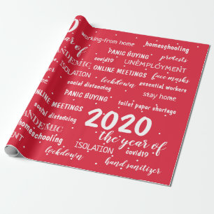 COVID 19 Christmas 2020 memorial Wrapping Paper