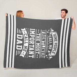 COVID 19 Frontliner Gift Some People Call Me Fleece Blanket