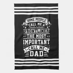 COVID 19 Frontliner Gift Some People Call Me Tea Towel