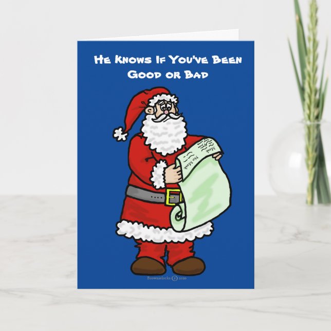 COVID-19  Good or Bad Christmas Card (Front)