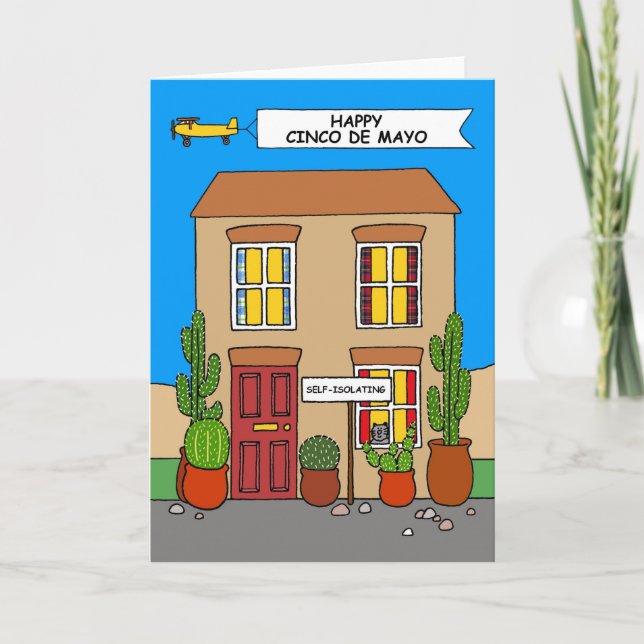 Covid 19 Happy Cinco de Mayo  Card (Front)