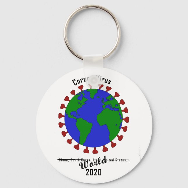 COVID-19 keychain (Front)
