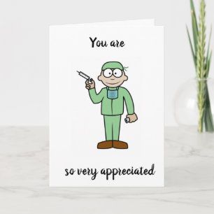 *COVID 19* TIME TO **THANK A DOCTOR** THANK YOU CARD