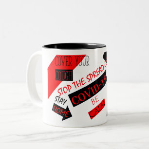 Covid-19 Two-Tone Coffee Mug