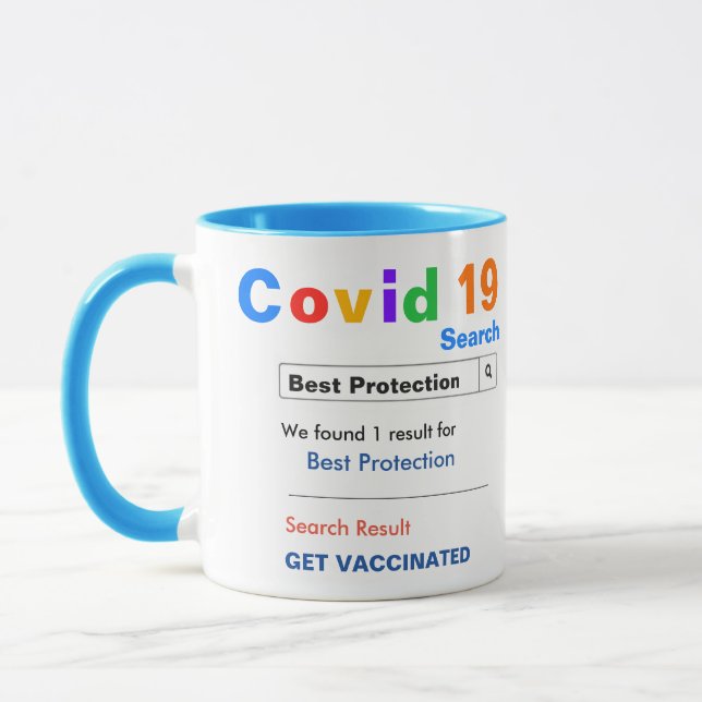 Covid 19 Vaccination Mug (Left)