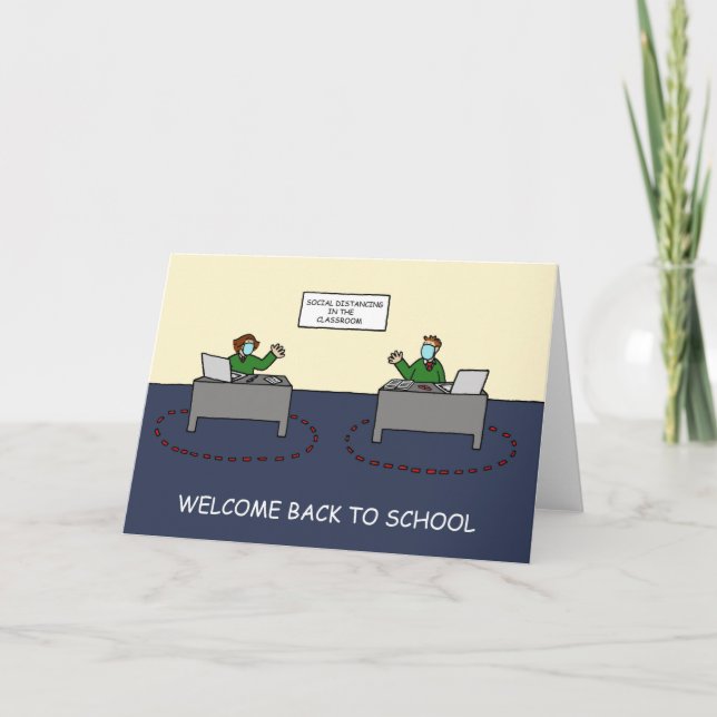 Covid 19 Welcome Back to School Card (Front)
