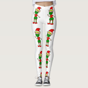 covid christmas face mask elf coronavirus leggings