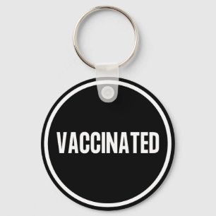 covid, get your vaccine button key ring
