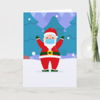covid merry christmas face mask santa claus