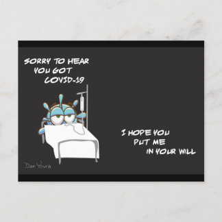 COVID Postcard #2 in a series by artist Dan Youra