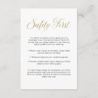 Covid Safety Guidelines | Gold Wedding Information