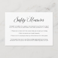 Covid Safety Guidelines | Wedding Mask Information