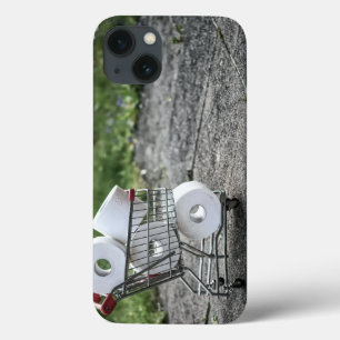 Covid Toilet Paper Shopping iPhone 13 Case