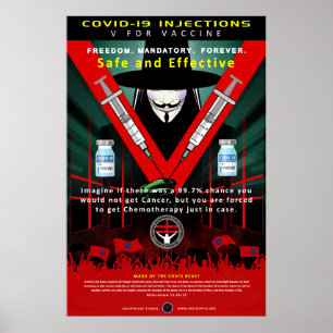 COVID-V For Vaccine Poster