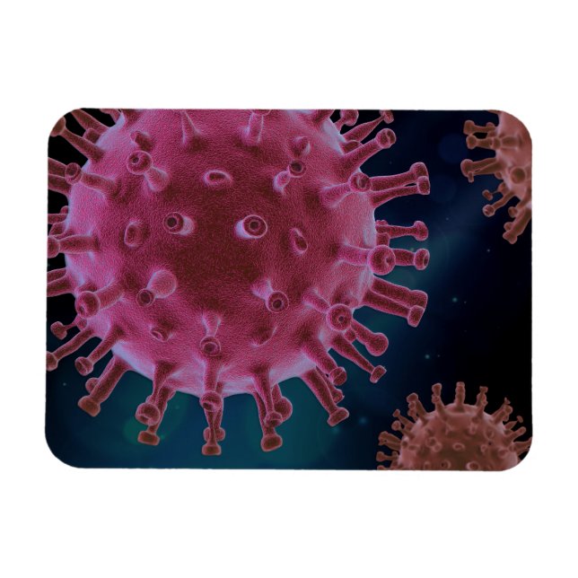 Covid Virus Biology Magnet (Horizontal)
