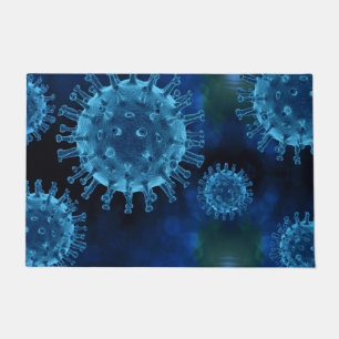 Covid Virus Infection Pathogen Floor Mat