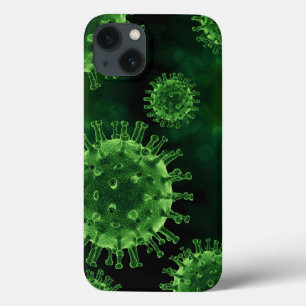 Covid Virus Pathogen Infection iPhone 13 Case